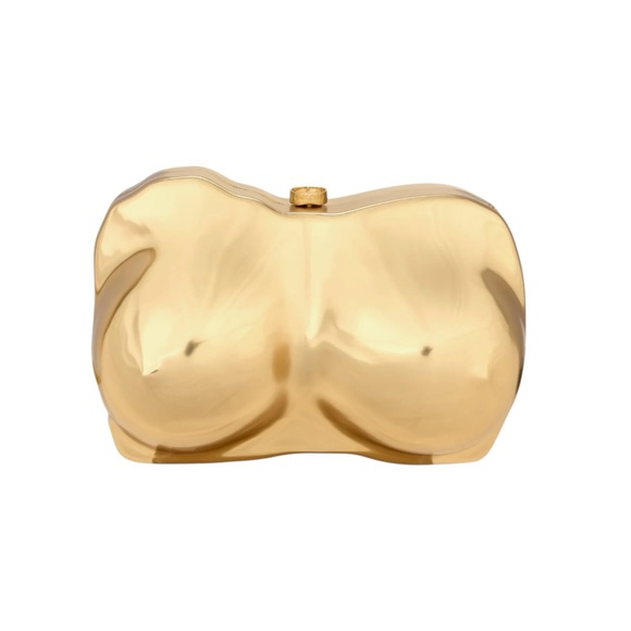 cult gaia Handbags - Cult Gaia‎ Reina Gold Clutch